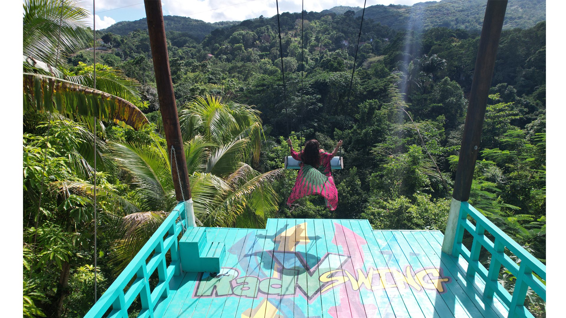 Bali inspred swing, Horse Back Riding and Blue Hole Tour