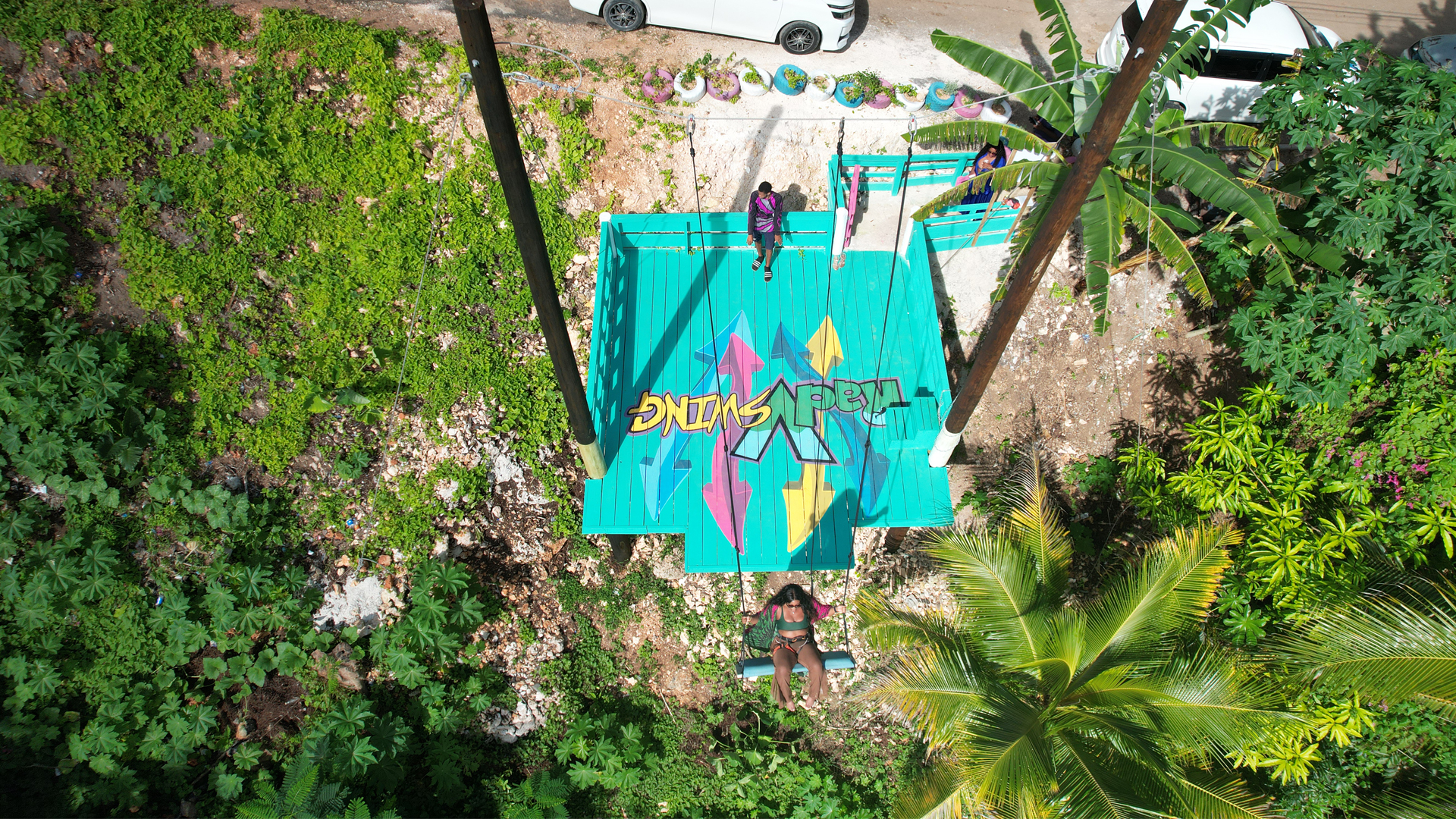 Bali inspired swing & Blue Hole Tour