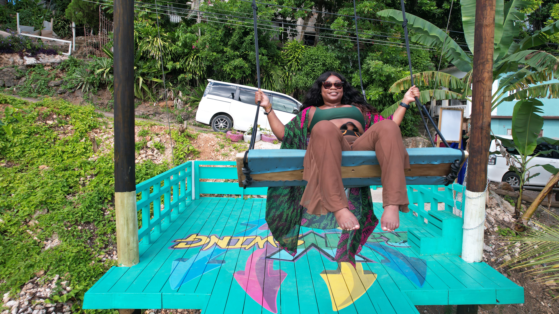 Bali inspired swing & Horseback Riding Tour
